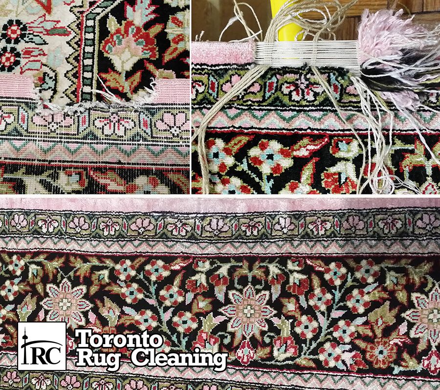 Fine Persian Antique Silk Reweaving